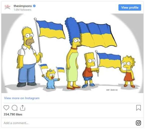 Et si les Simpsons avaient (encore) prédit la guerre en Ukraine ?