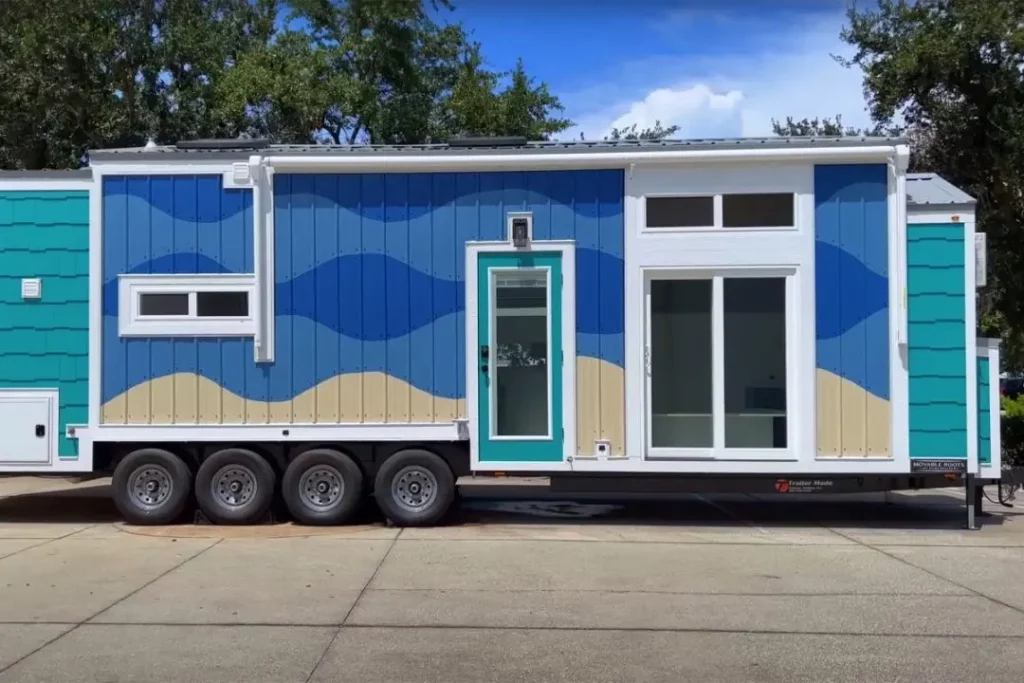 Découvrez la luxueuse et mobile maison miniature Wave, dont le prix est de 185 000 euros
