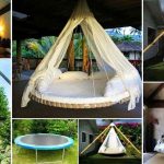 Transformez votre vieux trampoline en un superbe lit de balançoire!