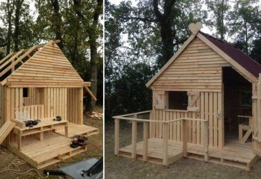 Comment construire une cabane avec du bois de palettes