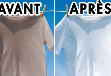 Comment enlever le jaune des vêtements blancs sans utiliser l'eau de Javel