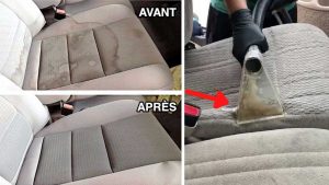 Les sièges de voiture: astuce efficace pour les nettoyer