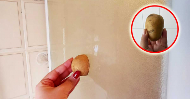 Comment polir votre douche avec juste une pomme de terre !