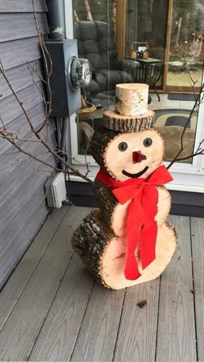 Voici 30 idées de décoration de Noël avec du bois