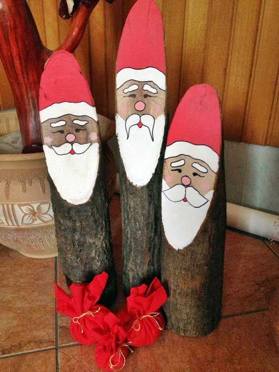 Voici 30 idées de décoration de Noël avec du bois