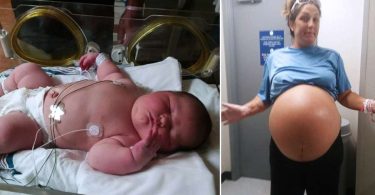 Une mère donne naissance à une énorme petite fille de 13 livres et 5 onces.