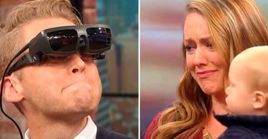 Cet homme aveugle voit sa femme pour la toute première fois.