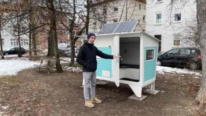 L'Allemagne a construit des cabanes pour aider les sans-abri à affronter l'hiver.