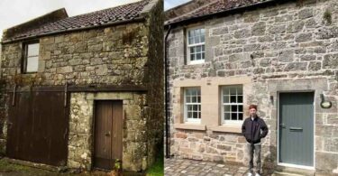 Il a acheté une maison abandonnée vieille de 300 ans et l'a transformée en sa première tiny house.