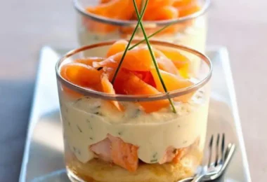 Recette de Tiramisu Aux 2 Saumons - Délicieux Tiramisu aux Fruits de Mer