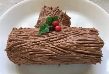 Bûche de Noël au Chocolat - Une Décadence Gourmande pour les Fêtes
