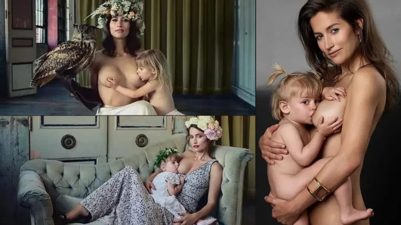 Cette maman partage des photos d’elle pendant l’allaitement, elle veut transmettre un message au monde