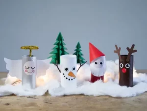 Rouleau papier toilette: 10 idées pour fabriquer une déco DIY pour Noël