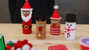10 Idées DIY pour une Décoration de Noël avec des Rouleaux de Papier Toilette