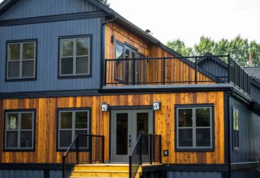 Maison conteneur unique et élégante