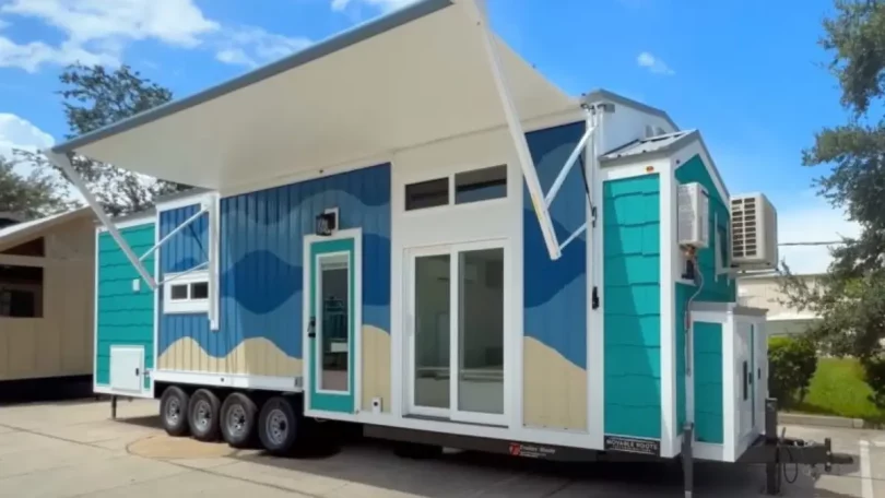 Découvrez la luxueuse et mobile maison miniature Wave, dont le prix est de 185 000 euros